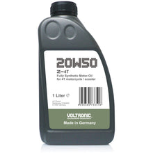 Load image into Gallery viewer, VOLTRONIC 20W50 Z-4T Fully Synthetic Motor Oil 礦物基偈油  - 1升裝