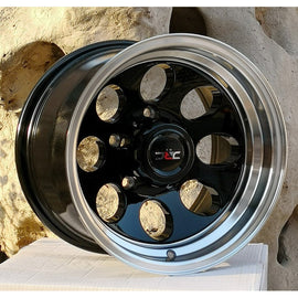 15'' 全新款 運動款 黑色车边 車鈴 - 一套4件